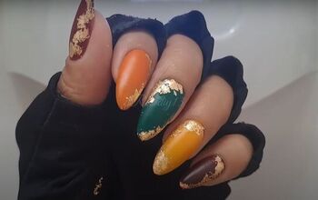 How to Apply Gold Foil on Nails: Cute DIY Nail Idea