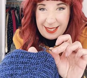 how to fix a snag in a sweater, Looping bobby pin
