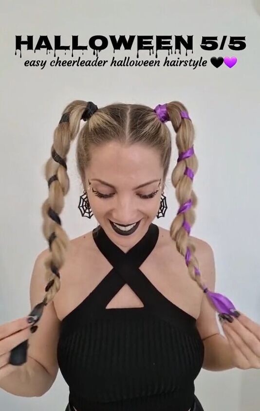 save this spooky hairstyle for halloween, Spooky Halloween hairstyle