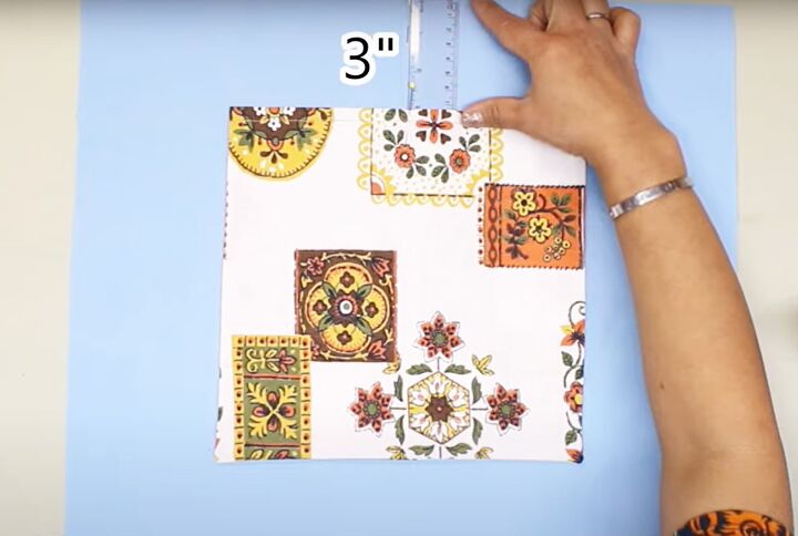 how to sew a tote bag, Making inner pockets