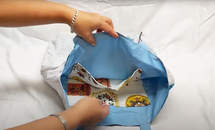 how to sew a tote bag, DIY tote bag
