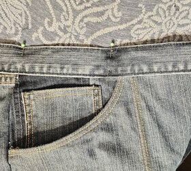 denim refashion to wide legged 90 s jeans