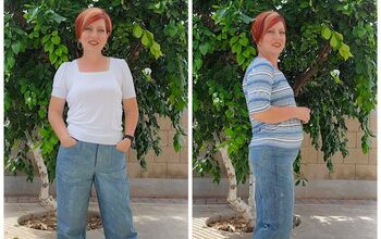 Denim Refashion to Wide Legged 90's Jeans!