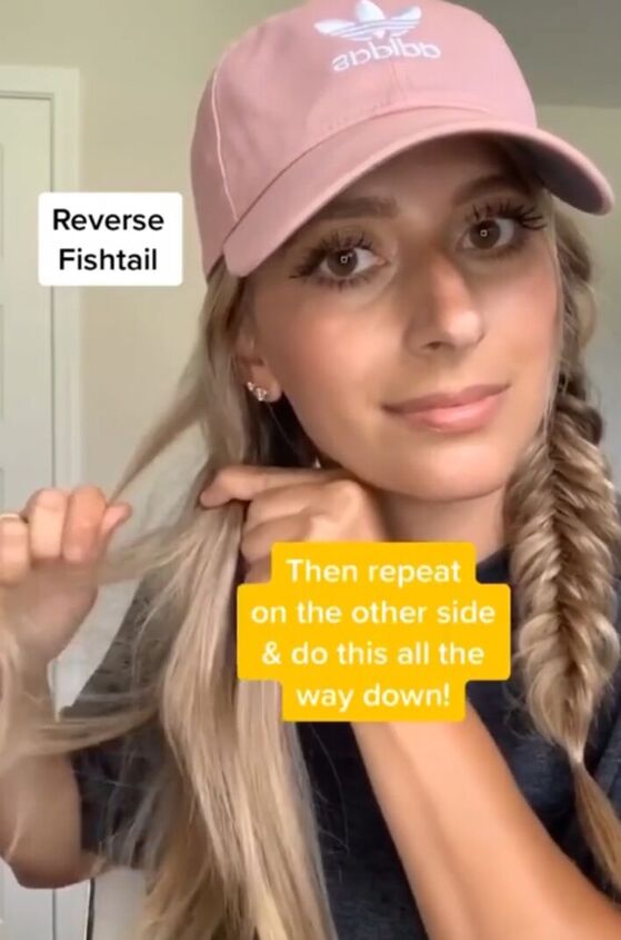 Quick and Easy Reverse Fishtail Pigtails Tutorial | Upstyle