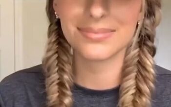 Quick and Easy Reverse Fishtail Pigtails Tutorial