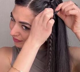why you should do two braids on the same side, Separating braid