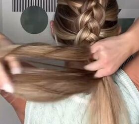 Cute And Easy Braided Bun Tutorial Upstyle   Braided Bun Tutorial 