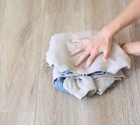 genius packing hack to save space, Folding