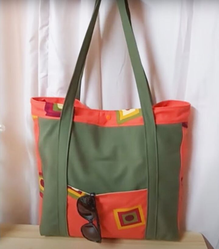 upcycle pants, DIY tote bag from upcycled pants