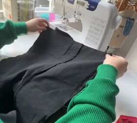 turning a shoe duster into a tote bag, Creating lining
