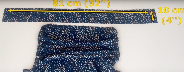 drawstring skirt pattern, Making waistband