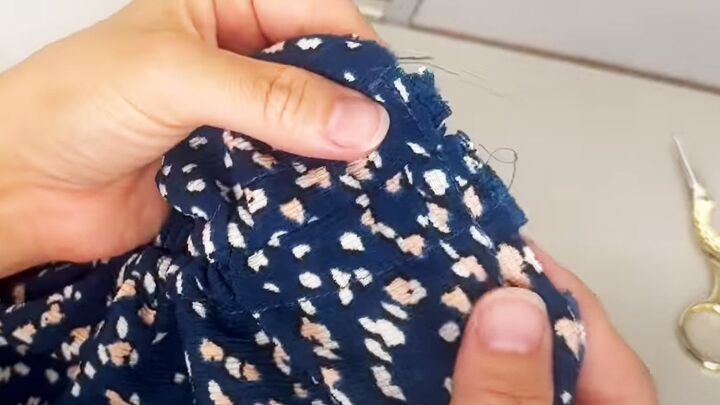 drawstring skirt pattern, Making waistband