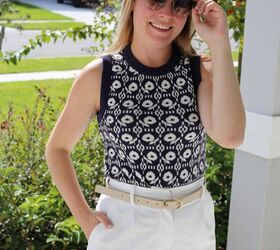 how to style white shorts in fall