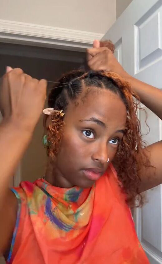 twist your hair like this to upgrade your ponytail, Twisting hair