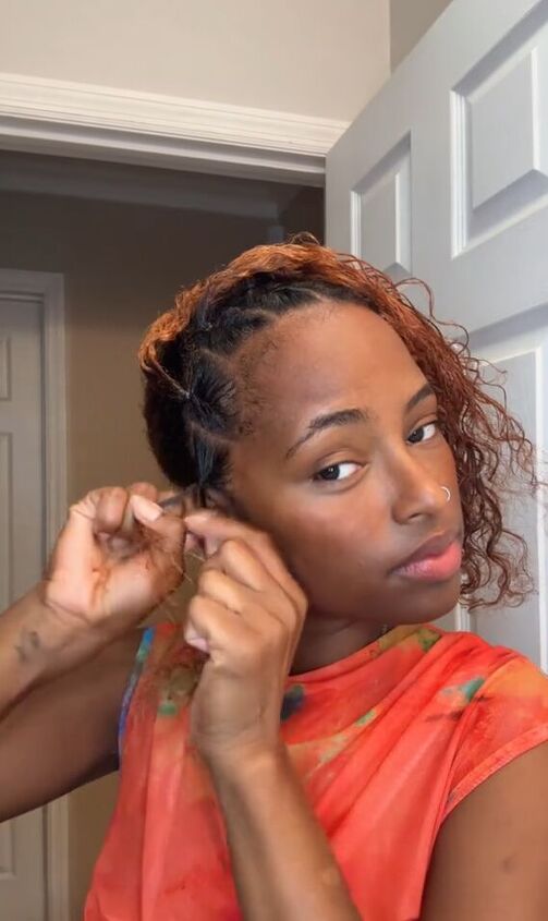 twist your hair like this to upgrade your ponytail, Braiding hair
