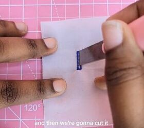how to sew a buttonhole, Cutting hole open