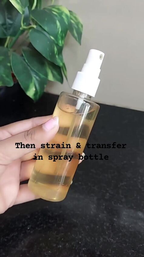 spray this on your bald spots and hairline, Transferring mixturer