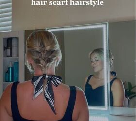 how to style your hair with a hair scarf, How to style your hair with a hair scarf