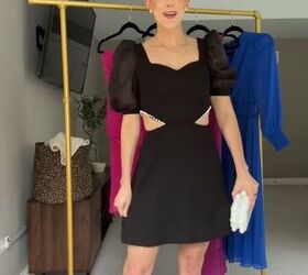 check out this amazing dress for fall parties and weddings, Little black dress