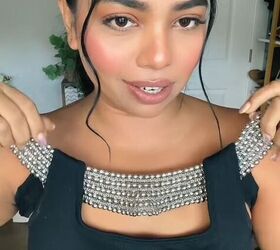 trying this viral necklace and tank top hack, Threading necklace