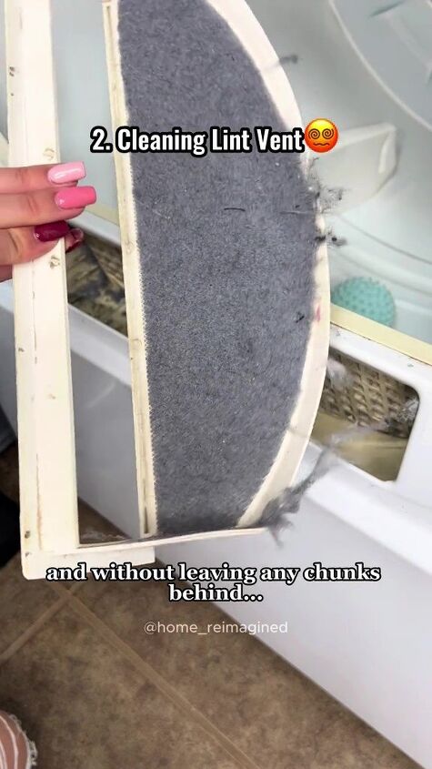 5 laundry hacks you have to know, Cleaning lint vent