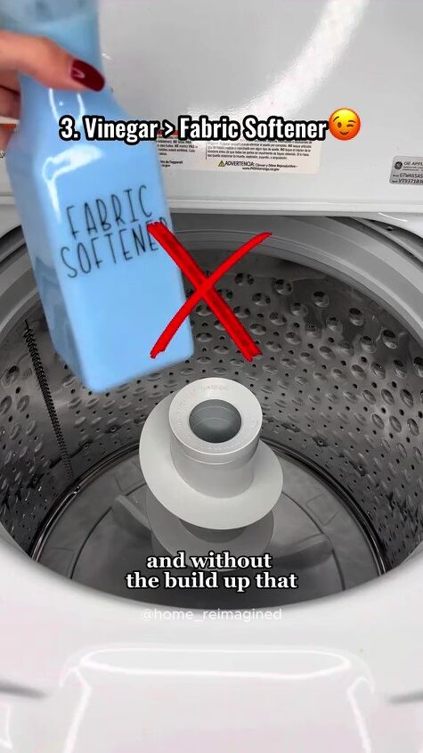 5 laundry hacks you have to know, Adding fabric softener