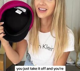 keep makeup off your hats with this genius fashion hack, Keep makeup off your hats with this genius fashion hack