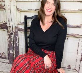 casual christmas outfits for a chic and effortless look, Similar Tartan Plaid Dress