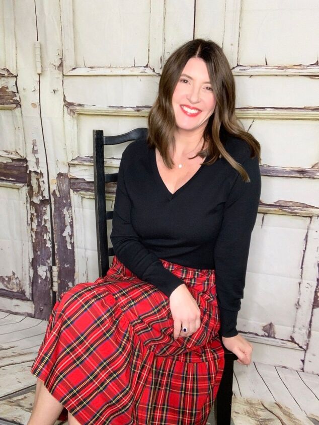 casual christmas outfits for a chic and effortless look, Similar Tartan Plaid Dress