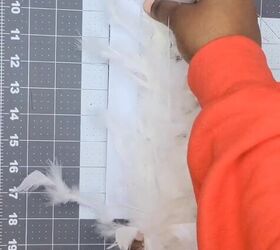 diy feather cuffs you can add to any outfit, Cutting
