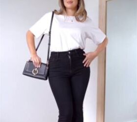 how to look stylish in jeans and top, Outfit example