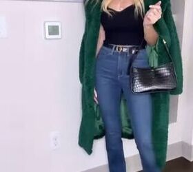 3 chic outfit ideas for fall, Green coat outfit