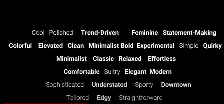 How To Use the 3 Word Method To Find Your Personal Style | Upstyle