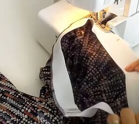 how to sew a maxi skirt, Creating waistband