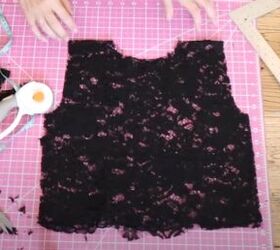 Easy DIY Black Lace Pants Tutorial | Upstyle