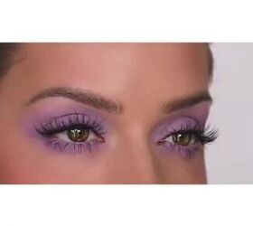 lilac eye makeup, Lilac eye makeup