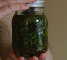 rosemary hair oil recipe, Sealed jar