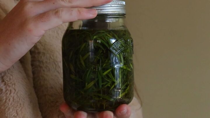 rosemary hair oil recipe, Sealed jar
