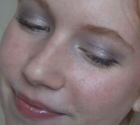 Quick and Easy Glitter Purple Eye Makeup Tutorial