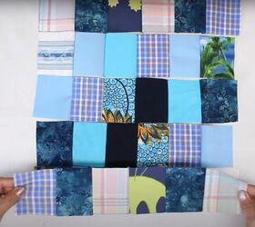 We can't think of a more wonderful use for your square fabric scraps than this adorable idea