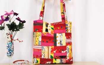 How to DIY a Colorful Patchwork Tote Bag