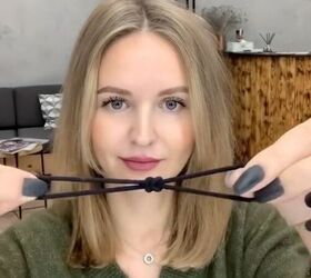 Why tying your hairties together before putting them in your hair will make you look SO cute today