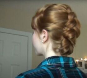 Quick and Easy Dutch Braid Updo Tutorial
