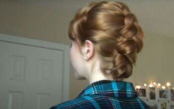 Quick and Easy Dutch Braid Updo Tutorial