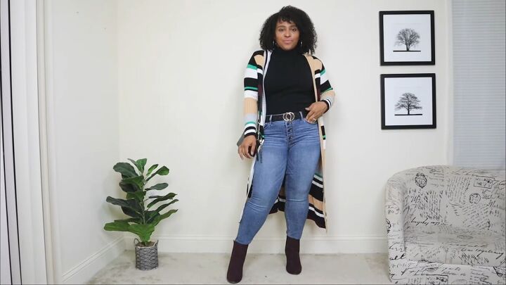 how to style a cardigan, How to style a long cardigan