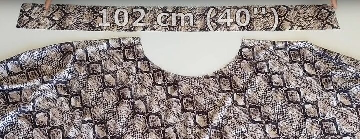 skirt sewing pattern, Creating waistband