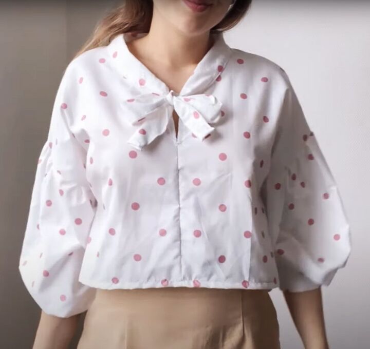 how to sew a blouse, How to sew a blouse DIY blouse