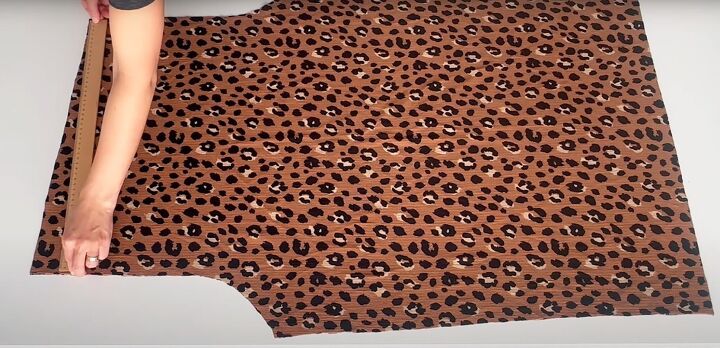 leopard print pants, Shaping front of pants