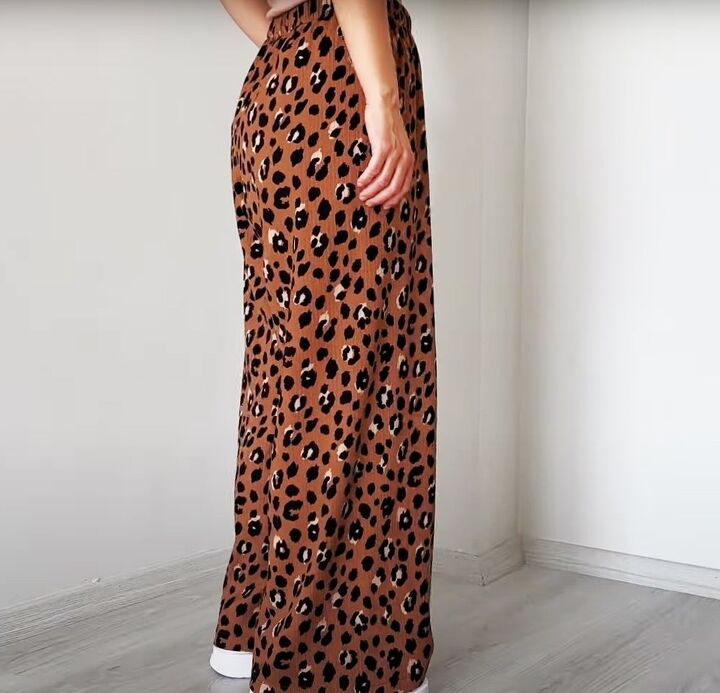 leopard print pants, DIY leopard print pants