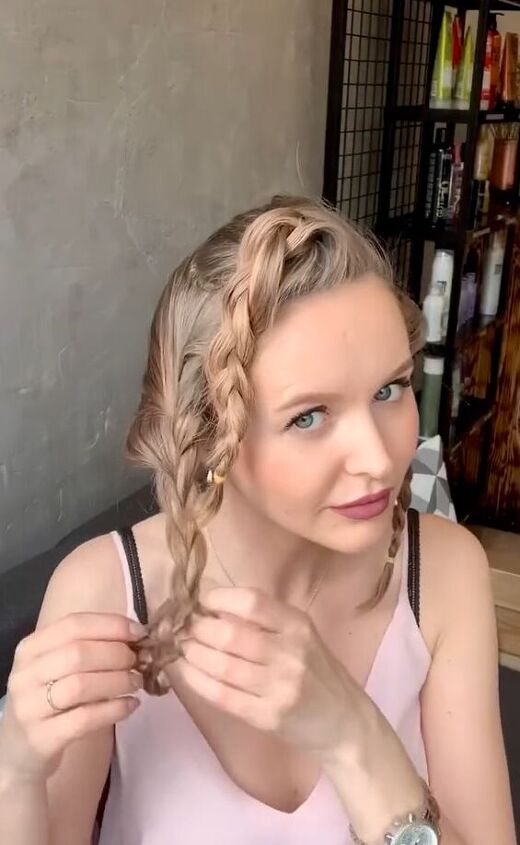 give your hair texture and volume with this easy hack, Undoing braids